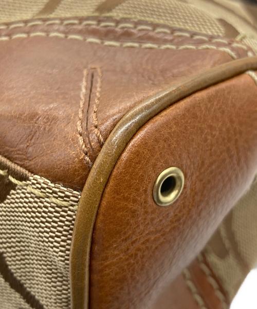 COACH（コーチ）COACH (コーチ) ハンドバッグ ブラウン×ベージュの古着・服飾アイテム