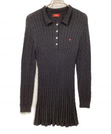 POLO BCS（ポロ・ビーシーエス）の古着「ニットワンピース」｜ブラック
