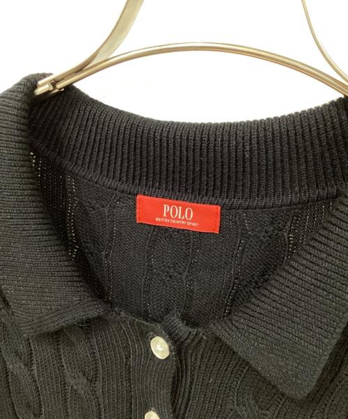 POLO BCS（ポロ・ビーシーエス）POLO BCS (ポロ・ビーシーエス) ニットワンピース ブラック サイズ:Freeの古着・服飾アイテム