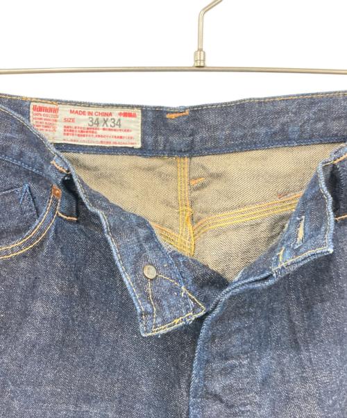 EVISU（エヴィス）EVISU (エヴィス) YAMANE (ヤマネ) デニムパンツ ネイビー サイズ:34×34の古着・服飾アイテム