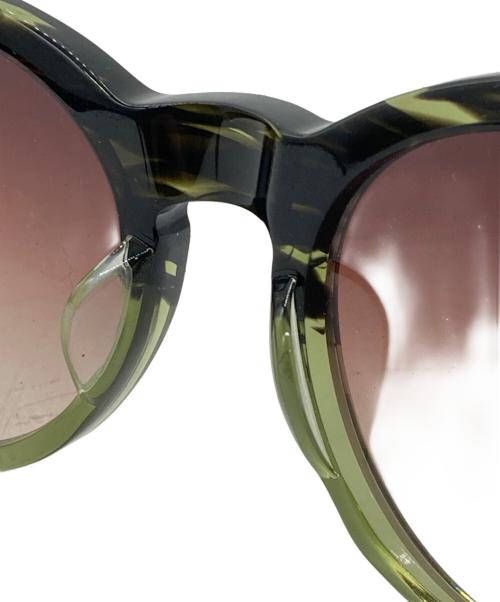 maison kitsune（メゾンキツネ）maison kitsune (メゾンキツネ) OLIVER PEOPLES (オリバーピープルズ) サングラス ブラウンの古着・服飾アイテム