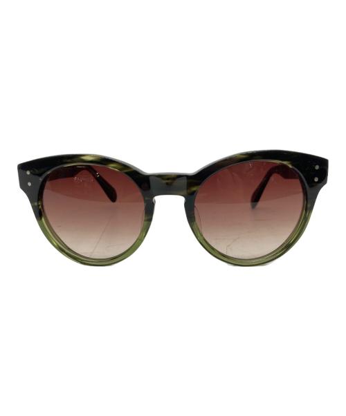 maison kitsune（メゾンキツネ）maison kitsune (メゾンキツネ) OLIVER PEOPLES (オリバーピープルズ) サングラス ブラウンの古着・服飾アイテム