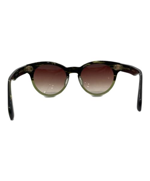 maison kitsune（メゾンキツネ）maison kitsune (メゾンキツネ) OLIVER PEOPLES (オリバーピープルズ) サングラス ブラウンの古着・服飾アイテム