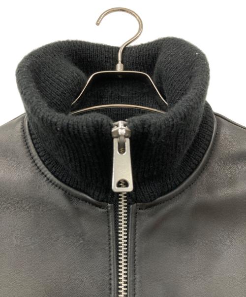 EDIFICE（エディフィス）EDIFICE (エディフィス) レザージャケット ブラック サイズ:Mの古着・服飾アイテム