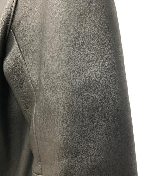EDIFICE（エディフィス）EDIFICE (エディフィス) レザージャケット ブラック サイズ:Mの古着・服飾アイテム