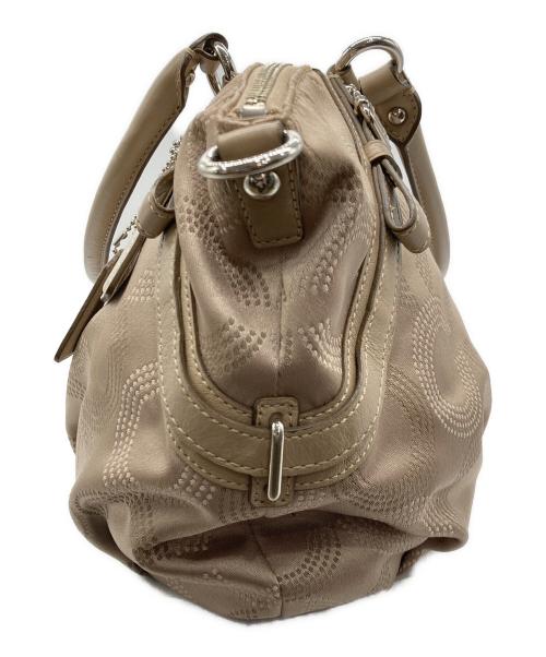 COACH（コーチ）COACH (コーチ) ハンドバッグ ベージュの古着・服飾アイテム