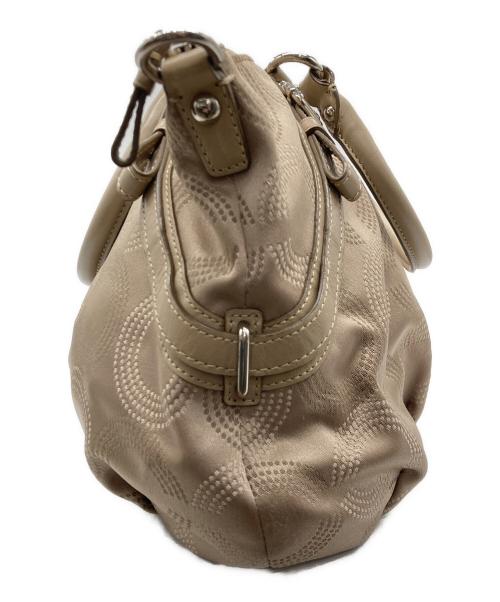 COACH（コーチ）COACH (コーチ) ハンドバッグ ベージュの古着・服飾アイテム