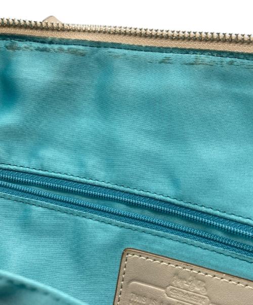 COACH（コーチ）COACH (コーチ) ハンドバッグ ベージュの古着・服飾アイテム
