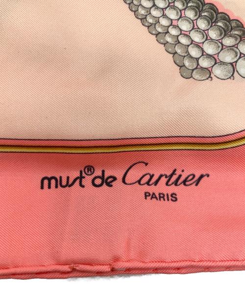 Cartier（カルティエ）Cartier (カルティエ) スカーフ ピンクの古着・服飾アイテム