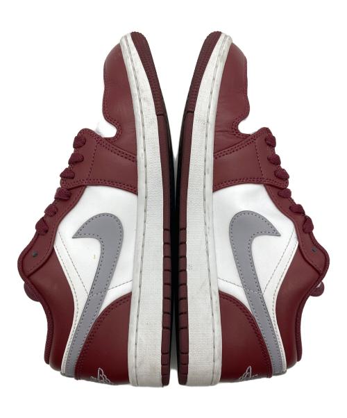 NIKE（ナイキ）NIKE (ナイキ) Air Jordan 1 Low（エア ジョーダン ワン ロー） レッド×ホワイト サイズ:25の古着・服飾アイテム