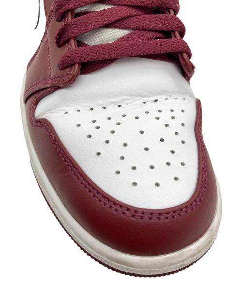 NIKE（ナイキ）NIKE (ナイキ) Air Jordan 1 Low（エア ジョーダン ワン ロー） レッド×ホワイト サイズ:25の古着・服飾アイテム