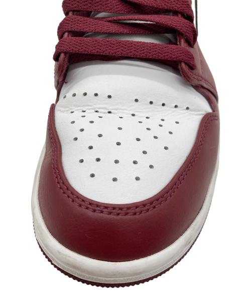 NIKE（ナイキ）NIKE (ナイキ) Air Jordan 1 Low（エア ジョーダン ワン ロー） レッド×ホワイト サイズ:25の古着・服飾アイテム