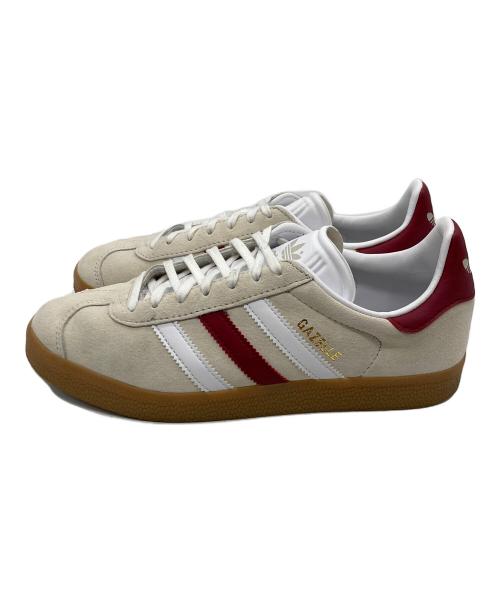 adidas（アディダス）adidas (アディダス) Gazelle 'Aluminium Burgundy（ガゼル アルミニウム バーガンディ） アイボリー×レッド サイズ:25.5の古着・服飾アイテム