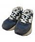 NEW BALANCE（ニューバランス）の古着「ローカットスニーカー」｜ネイビー×アイボリー