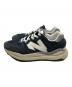 NEW BALANCE (ニューバランス) ローカットスニーカー ネイビー×アイボリー サイズ:26：5000円