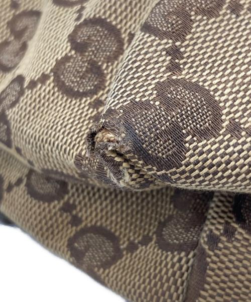 GUCCI（グッチ）GUCCI (グッチ) GGキャンバスウエストバッグ ベージュの古着・服飾アイテム