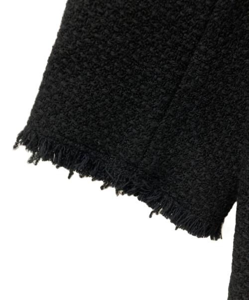 journal standard L'essage（ジャーナルスタンダード レサージュ）journal standard L'essage (ジャーナルスタンダード レサージュ) GIOLICA ツイードBIGジャケット ブラック サイズ:-の古着・服飾アイテム