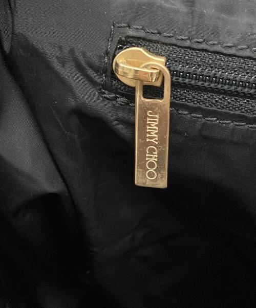 JIMMY CHOO（ジミーチュウ）JIMMY CHOO (ジミーチュウ) トートバッグ ブラウン×ブラックの古着・服飾アイテム