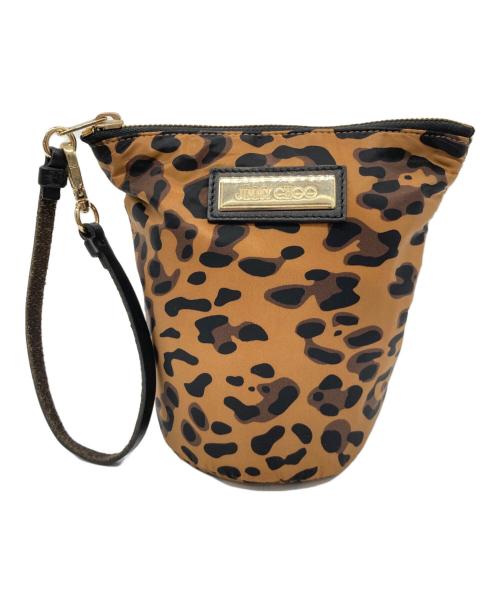 JIMMY CHOO（ジミーチュウ）JIMMY CHOO (ジミーチュウ) トートバッグ ブラウン×ブラックの古着・服飾アイテム