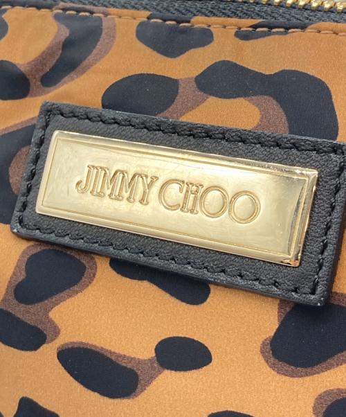 JIMMY CHOO（ジミーチュウ）JIMMY CHOO (ジミーチュウ) トートバッグ ブラウン×ブラックの古着・服飾アイテム