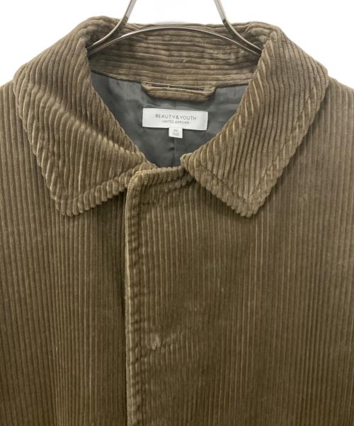 BEAUTY&YOUTH（ビューティーアンドユース）BEAUTY&YOUTH (ビューティーアンドユース) コーデュロイコート カーキ サイズ:XLの古着・服飾アイテム