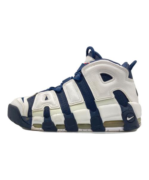 NIKE（ナイキ）NIKE (ナイキ) AIR MORE UP TEMPO ブルー×ホワイト サイズ:27の古着・服飾アイテム