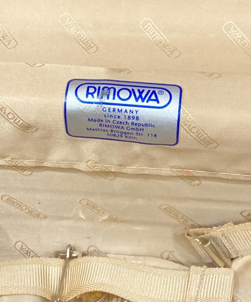 RIMOWA（リモワ）RIMOWA (リモワ) キャリーバッグ レッドの古着・服飾アイテム
