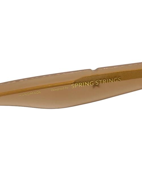 Spring strings（スプリング ストリングス）Spring strings (スプリング ストリングス) サングラス ベージュの古着・服飾アイテム