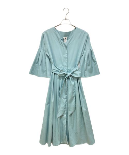 Sov.（ソブ）Sov. (ソブ) 長袖ワンピース ブルー サイズ:36の古着・服飾アイテム