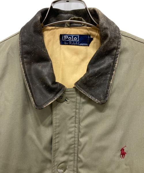 POLO RALPH LAUREN（ポロ・ラルフローレン）POLO RALPH LAUREN (ポロ・ラルフローレン) ハンティングジャケット オリーブ サイズ:Mサイズの古着・服飾アイテム