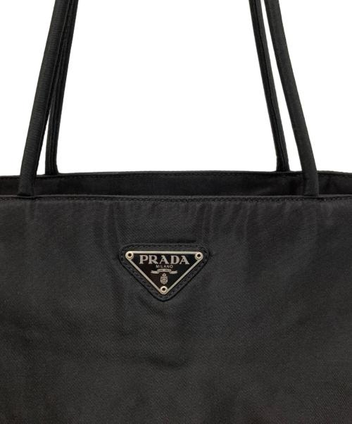 PRADA（プラダ）PRADA (プラダ) ナイロントートバッグ ブラックの古着・服飾アイテム