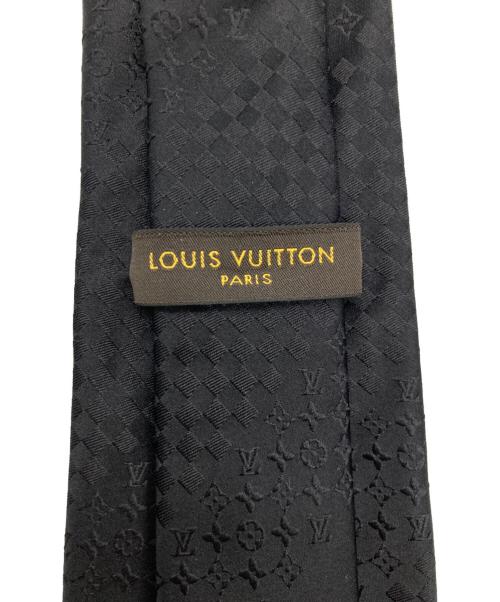 LOUIS VUITTON（ルイ ヴィトン）LOUIS VUITTON (ルイ ヴィトン) シルクネクタイ ブラック サイズ:-の古着・服飾アイテム