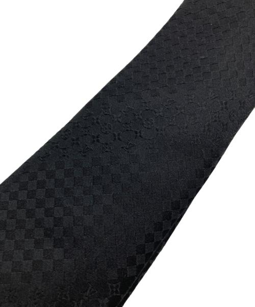 LOUIS VUITTON（ルイ ヴィトン）LOUIS VUITTON (ルイ ヴィトン) シルクネクタイ ブラック サイズ:-の古着・服飾アイテム