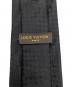 中古・古着 LOUIS VUITTON (ルイ ヴィトン) シルクネクタイ ブラック サイズ:-：18000円