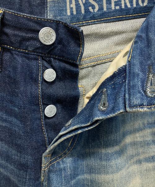 Hysteric Glamour（ヒステリックグラマー）Hysteric Glamour (ヒステリックグラマー) スリムストレートデニムパンツ インディゴ サイズ:SIZE 28の古着・服飾アイテム