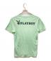 PLAY BOY (プレイボーイ) Hysteric Glamour (ヒステリックグラマー) 半袖カットソー グリーン サイズ:Mサイズ：4500円