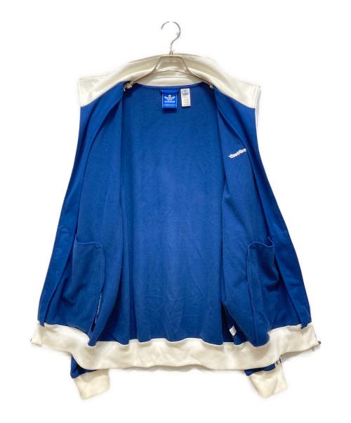 adidas（アディダス）adidas (アディダス) トラックジャケット ブルー×ホワイト サイズ:XXLサイズの古着・服飾アイテム