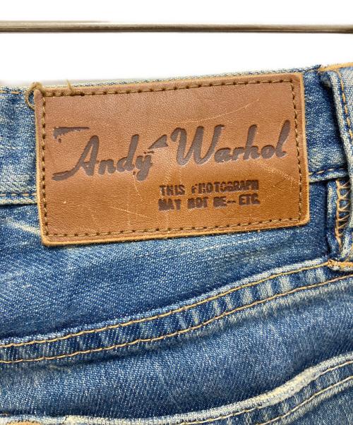 Andy Warhol by HYSTERIC GLAMOUR（アンディーウォーホルバイヒステリックグラマー）Andy Warhol by HYSTERIC GLAMOUR (アンディーウォーホルバイヒステリックグラマー) スキニーパンツ インディゴ サイズ:SIZE Sの古着・服飾アイテム