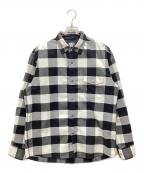 THE NORTH FACEザ ノース フェイス）の古着「ロングスリーブヌハッチシャツ」｜グレー×ブラック