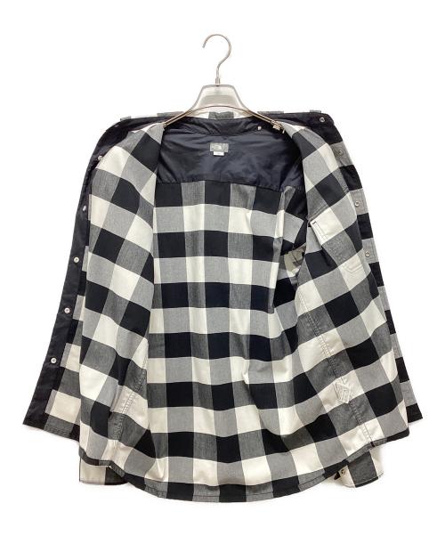 THE NORTH FACE（ザ ノース フェイス）THE NORTH FACE (ザ ノース フェイス) ロングスリーブヌハッチシャツ グレー×ブラック サイズ:Lの古着・服飾アイテム