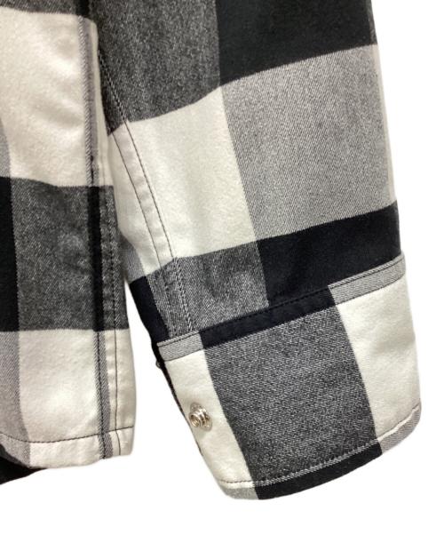 THE NORTH FACE（ザ ノース フェイス）THE NORTH FACE (ザ ノース フェイス) ロングスリーブヌハッチシャツ グレー×ブラック サイズ:Lの古着・服飾アイテム