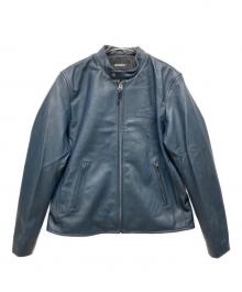 AVIREX（アヴィレックス）の古着「シープ シングルライダース」｜ネイビー