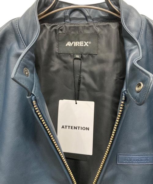 AVIREX（アヴィレックス）AVIREX (アヴィレックス) シープ シングルライダース ネイビー サイズ:2XL 未使用品の古着・服飾アイテム