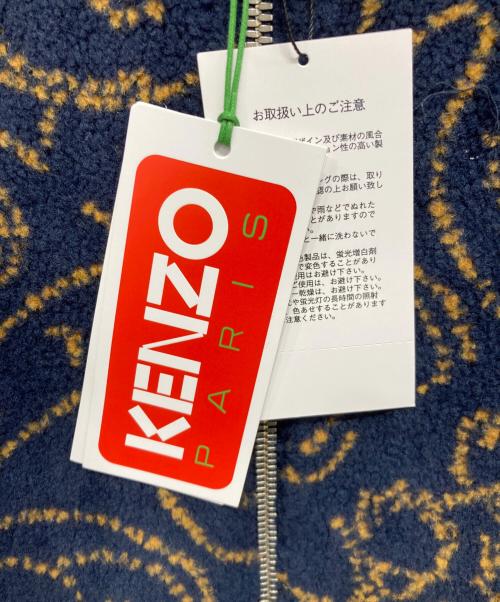 KENZO（ケンゾー）KENZO (ケンゾー) フリースジャケット ネイビー×イエロー サイズ:Mサイズ 未使用品の古着・服飾アイテム