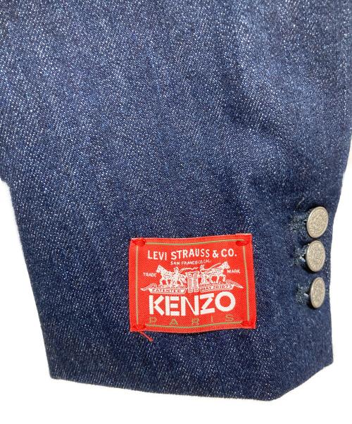 KENZO（ケンゾー）KENZO (ケンゾー) LEVI'S (リーバイス) デニムブレザージャケット インディゴ サイズ:Lサイズ 未使用品の古着・服飾アイテム