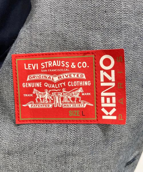 KENZO（ケンゾー）KENZO (ケンゾー) LEVI'S (リーバイス) デニムブレザージャケット インディゴ サイズ:Lサイズ 未使用品の古着・服飾アイテム