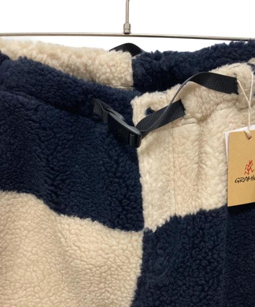 GRAMICCI（グラミチ）GRAMICCI (グラミチ) チェッカード シェルパパンツ ネイビー×ベージュ サイズ:ASIA 　2XL 未使用品の古着・服飾アイテム