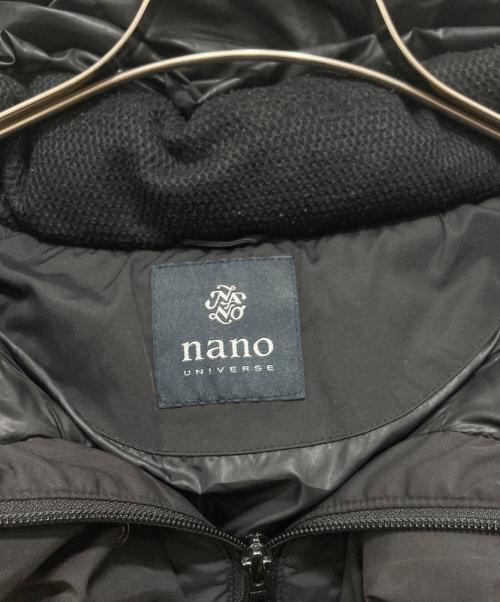 nano・universe（ナノ・ユニバース）nano・universe (ナノ・ユニバース) ダウンジャケット ブラック サイズ:Mサイズの古着・服飾アイテム