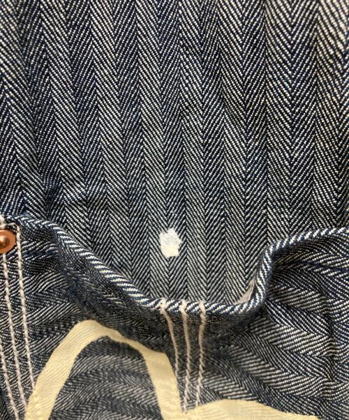 HIDEHIKO YAMANE（ヒデヒコ ヤマネ）HIDEHIKO YAMANE (ヒデヒコ ヤマネ) ジップパーカー ネイビー×グレー サイズ:38の古着・服飾アイテム