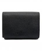 COACHコーチ）の古着「3つ折り財布」｜ブラック